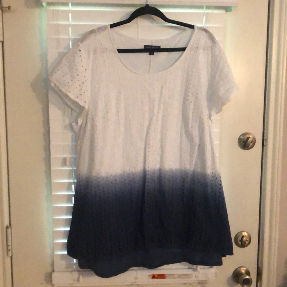 🎉5 for $20🎉 Lane Bryant lace/ knit ombré top 18/20